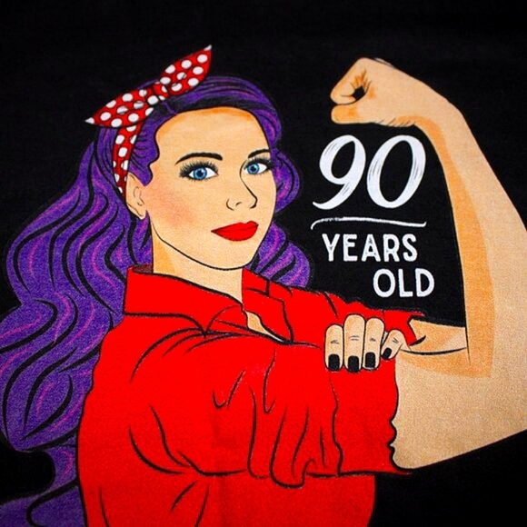 New Port & Company 90 Years Old Tee - Medium - Picture 3 of 9